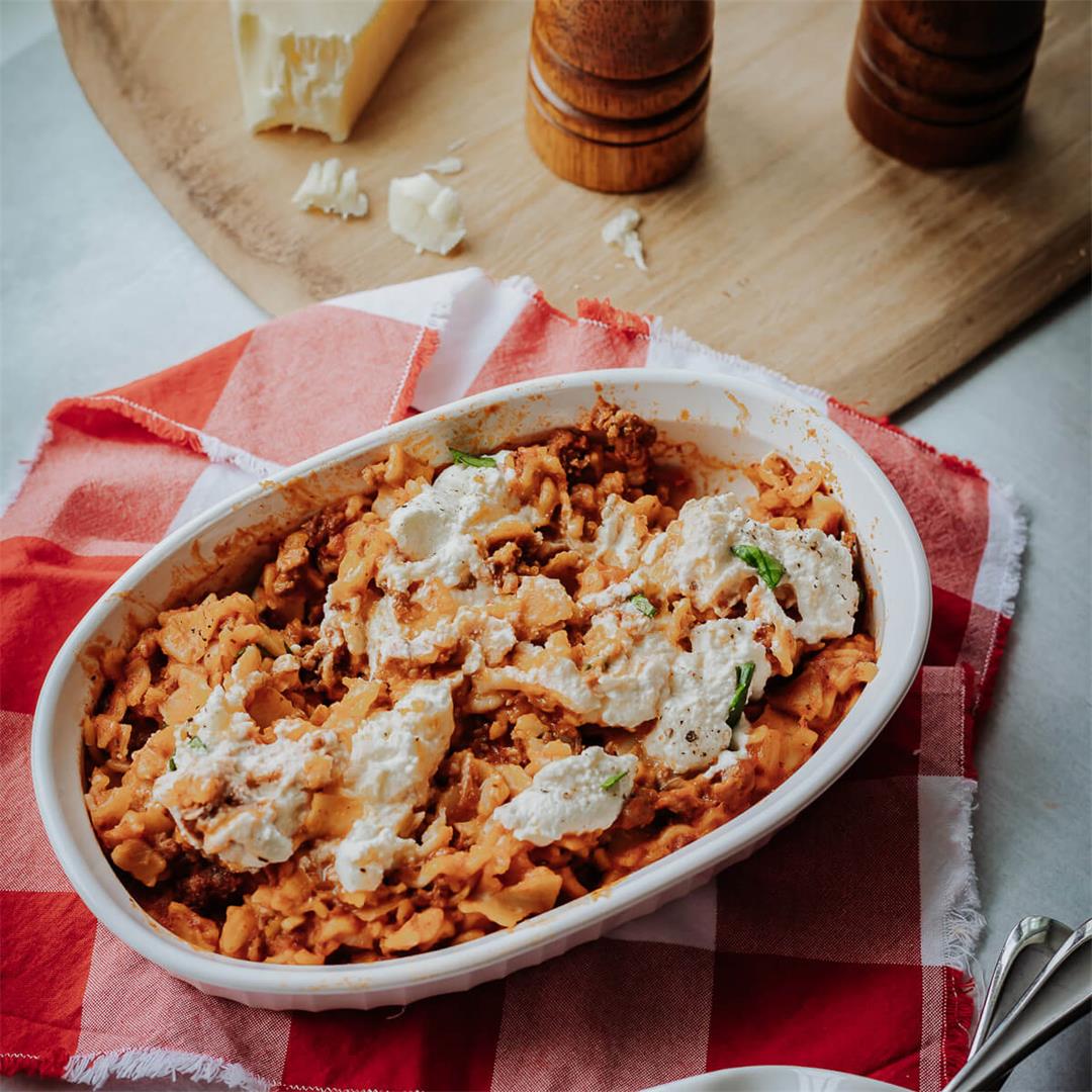 The Best One Pot Gluten Free Lasagna Pasta