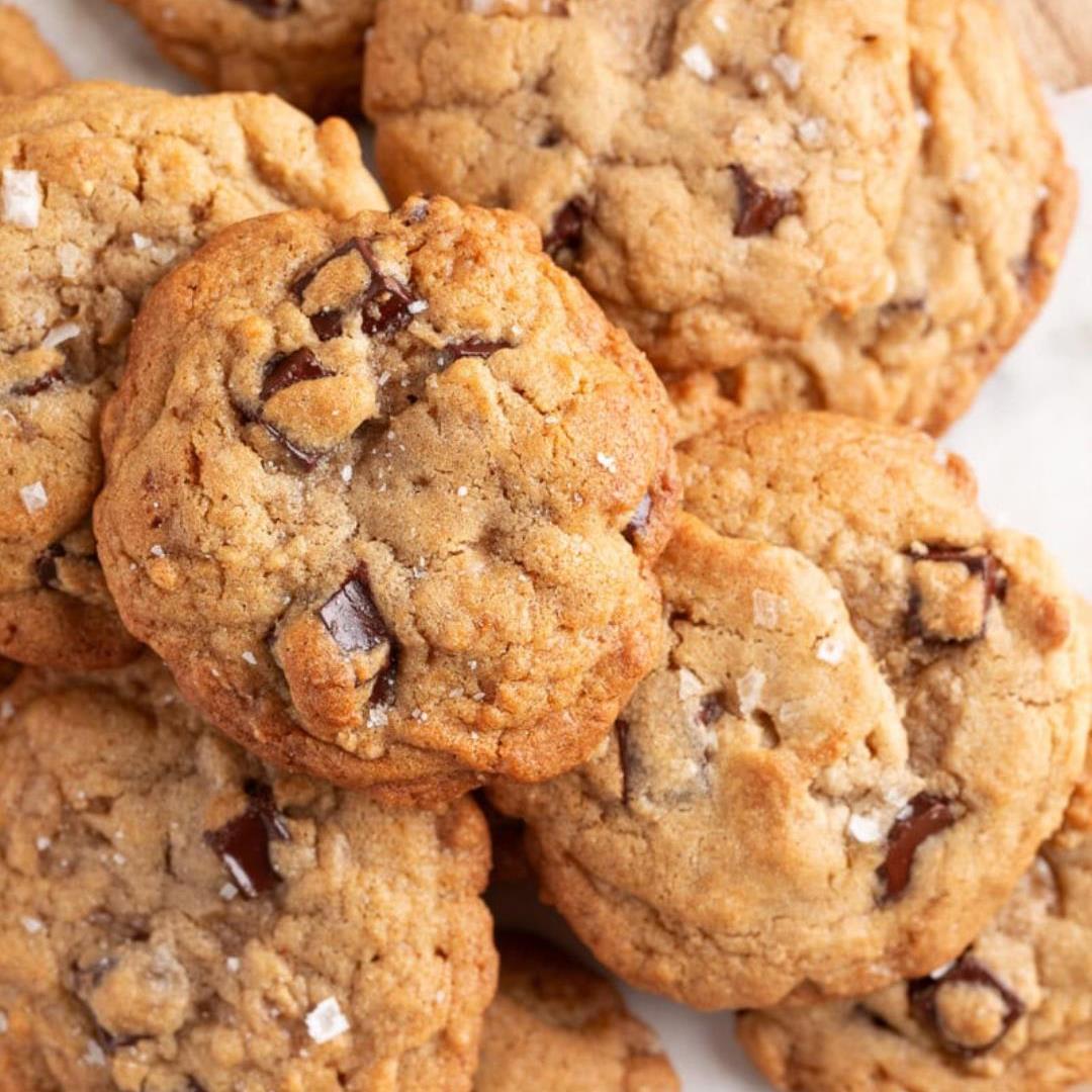 Brown Butter Toffee Chocolate Chunk Cookies