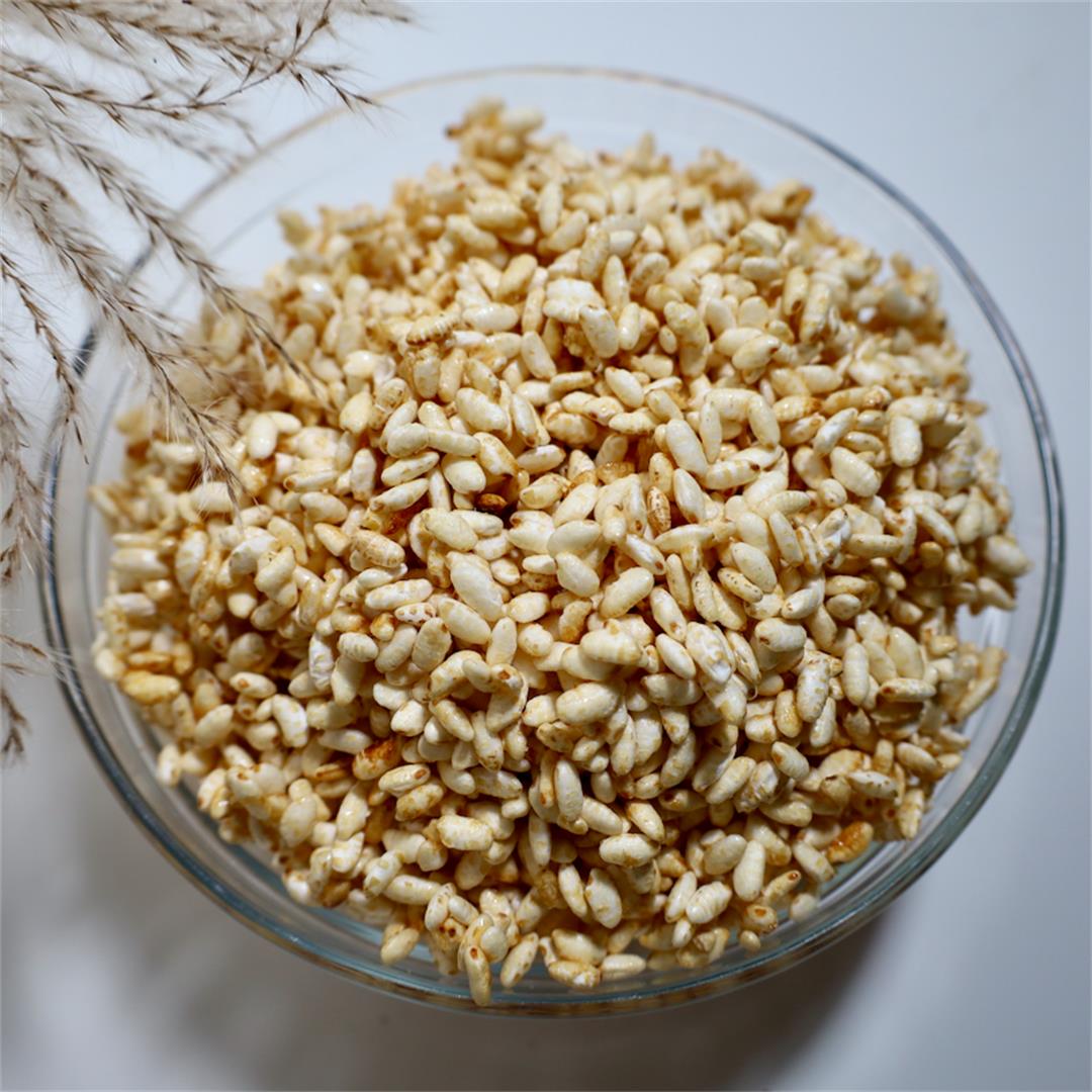 Ginger Caramel Puffed Rice