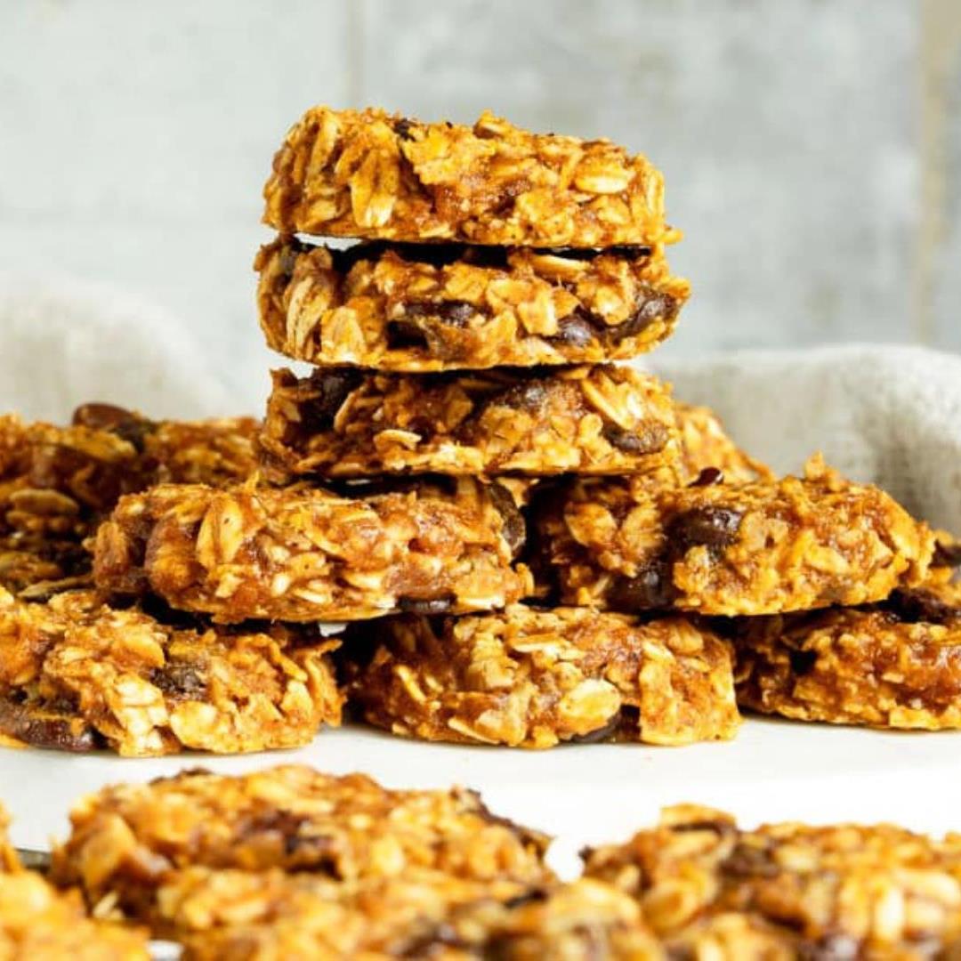 Healthy Sweet Potato Oatmeal Cookies