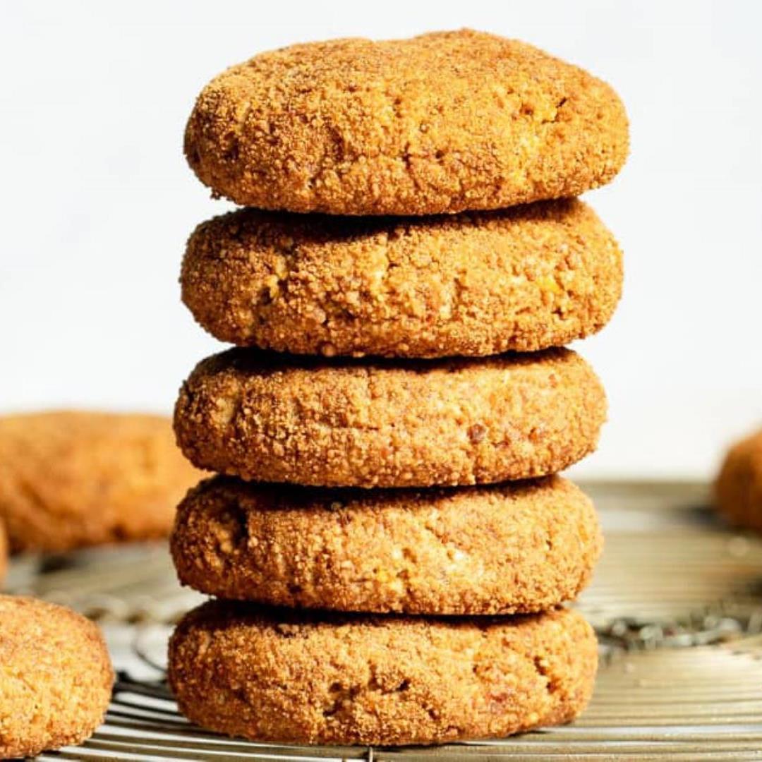 Almond Flour Sweet Potato Cookies with Orange Zest