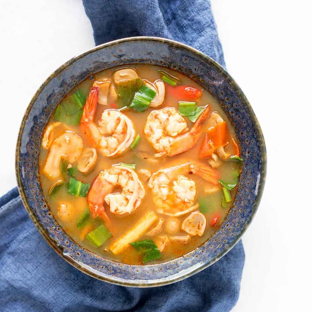 Tom Yum Goong (Thai Hot & Sour Soup)