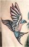 Swallow.  Placement: on back of thigh.